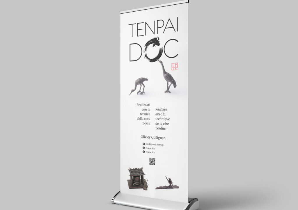 Progettazione logo - layout del rollup